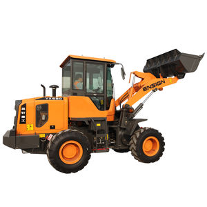 wheeled loader / articulated / low fuel consumption / for construction
