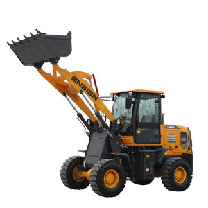 wheeled loader / articulated / low fuel consumption / for construction