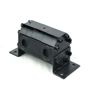 gear flow divider / 2-channel / hydraulic