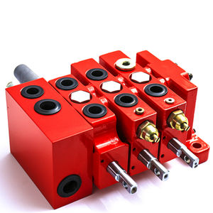 spool hydraulic directional control valve / manual / sectional