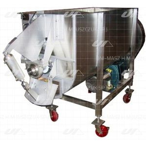 conical screw mixer / batch / for frozen products / mobile