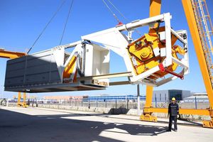 stationary concrete batching plant / compact