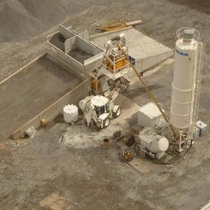 固定式混凝土配料装置