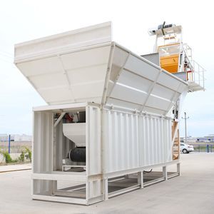 静止的混凝土搅拌站