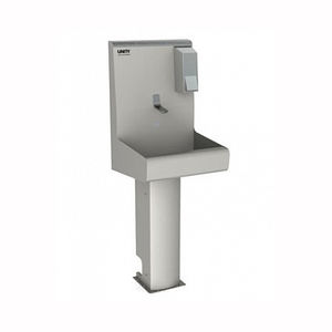 hand washing sink / stainless steel / hygienic