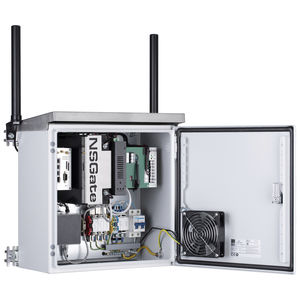 wall-mount enclosure / equipped / security / remote control