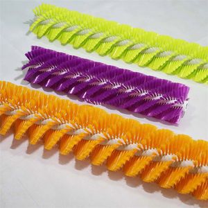cylindrical spiral brush