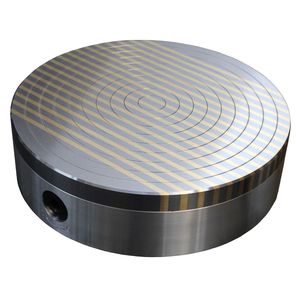 permanent magnet magnetic chuck / circular / for grinding / for turning