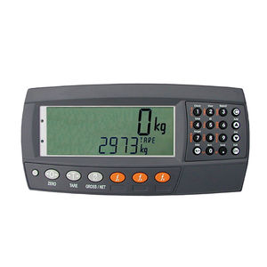 digital weight indicator / LCD display / panel-mount / rugged
