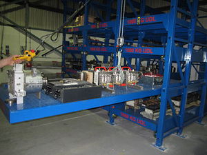 storage warehouse rack system / light-duty / compact / with shelves