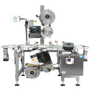 automatic labelling machine / top / for the food industry
