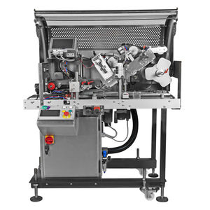 automatic labelling machine / wrap-around / compact / for the food industry