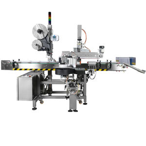 automatic labelling machine / for bottles / for the cosmetics industry / for the food industry