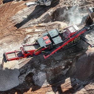 impact crushing and screening plant