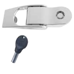 lever-operated latch / stainless steel / adjustable