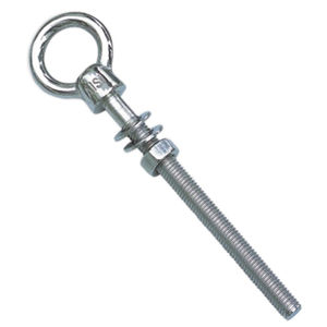 hook with eye / screw-in