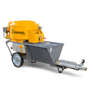 grout pump / electric / worm gear / industrial