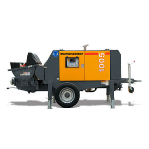stationary concrete pump / for construction
