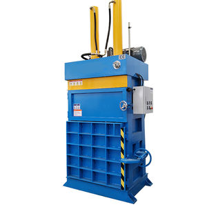 vertical baling press