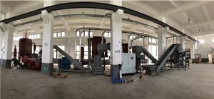 printer toner recycling line