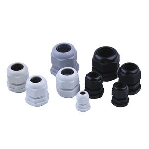 PA cable gland / IP68 / threaded / straight