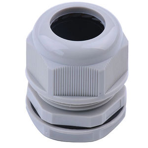 PA cable gland / IP68 / threaded / straight