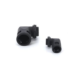 nylon cable gland / threaded / metric / elbow