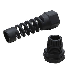 nylon cable gland / IP68 / threaded / straight