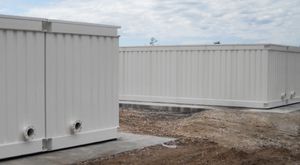 containerized wastewater treatment plant