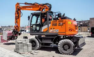 Medium excavator - ZX210W-5A - Hitachi Construction Machinery