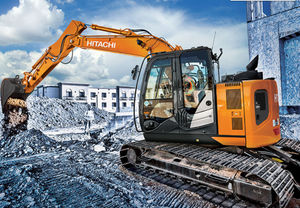 short tail swing excavator