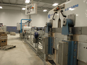 rotary blade cutting line