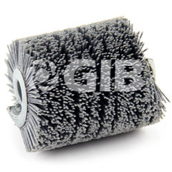 cylindrical spiral brush / cleaning / silicon carbide
