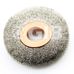 knotted wheel brush