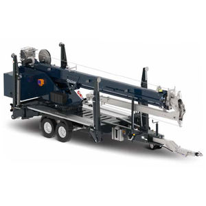trailer-mounted crane
