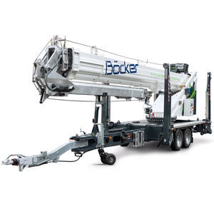trailer-mounted crane