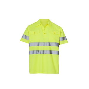 high-visibility polo