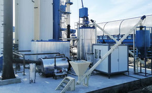 transport tank / oil / for asphalt / metal