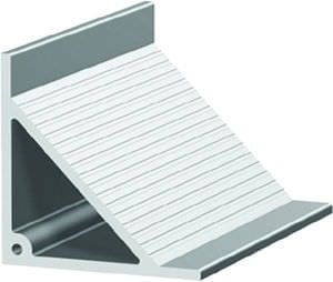 aluminum profile / triangular / for clean rooms