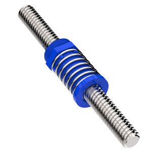 anti-backlash lead screw / round-thread / plastic / with nut