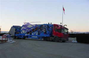 mobile concrete mixing plant