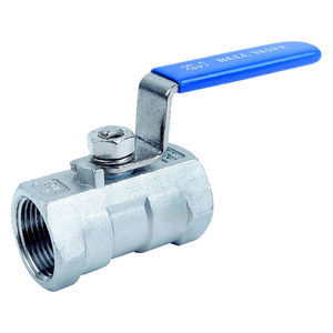 ball valve / lever / threaded / 1-piece
