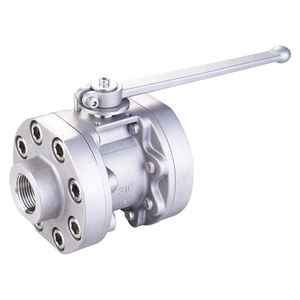 ball valve / lever / threaded / 3-piece