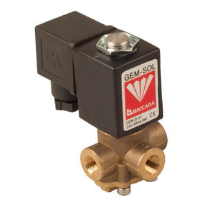 universal solenoid valve / direct-operated / 3-way / air