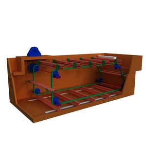 wastewater treatment scraper