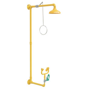 wall-mounted safety shower