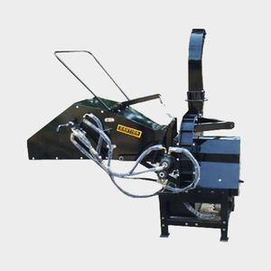tractor-mounted wood chipper