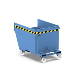 metal self-dumping hopper