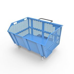steel waste container