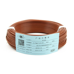insulated electrical wire / copper / FEP / flexible
